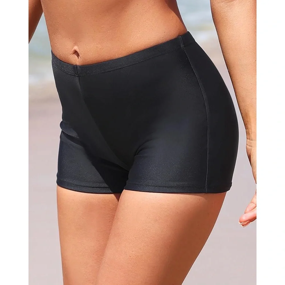 🍓$5 Pick!🍓 Yonique Black Women's Swim Shorts